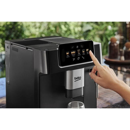 Macchina da caffè con macinacaffè - BEKO - CEG7302B - 1350 W - 19 bar - Nero
