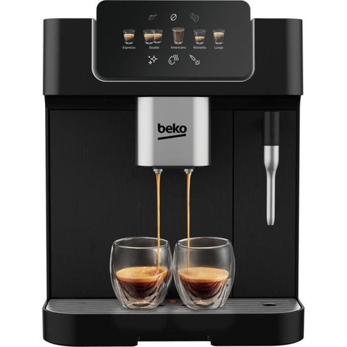 Macchina da caffè con macinacaffè - BEKO - CEG7302B - 1350 W - 19 bar - Nero