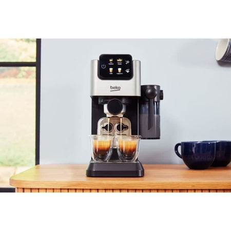 Macchina per caffè espresso manuale - BEKO - CEP5304X - 1628 W - 1,1 L - Argento