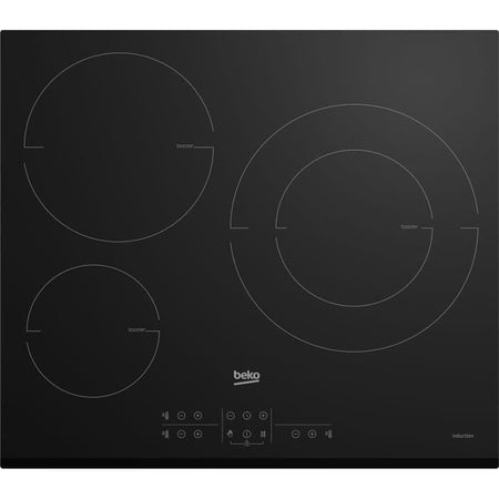 Piano cottura a induzione BEKO - 3 fuochi - 58x51 cm - HII63200MTB