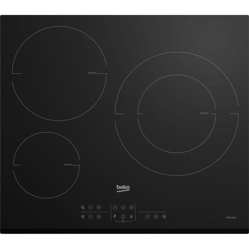 Piano cottura a induzione BEKO - 3 fuochi - 58x51 cm - HII63200MTB