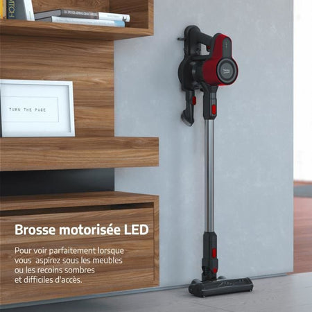 Beko VRT50121VR multifunzione wireless aspirapolvere scopa - 21.6V - 45 minuti di autonomia - tecnologia ciclonica - pennello retroilluminato