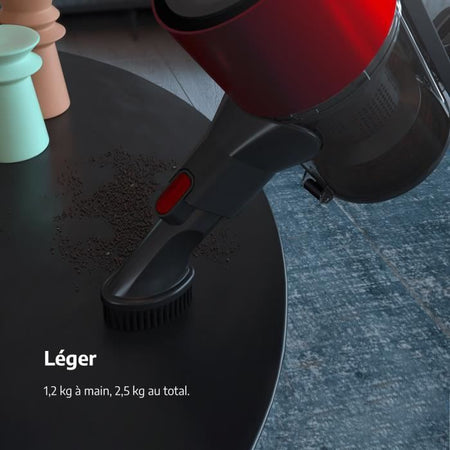 Beko VRT50121VR multifunzione wireless aspirapolvere scopa - 21.6V - 45 minuti di autonomia - tecnologia ciclonica - pennello retroilluminato