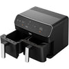 Friggitrice ad aria calda multifunzione - BEKO - FRL5388B - 2400 W - 8,5 L per 2 kg di patatine - 2 vasche (2x 4,5 L) - Nero