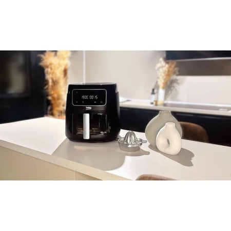 Friggitrice ad aria calda multifunzione - BEKO - FRL3374B - 1900 W - 7,6 L per 2 kg di patatine - Touch screen LCD - Nera