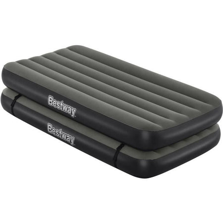 Letto 3 in 1 - BESTWAY - Airbed Tritech Connect and Rest - Letti gemelli, letto rialzato, letto king size - 188 x 99 x 25 cm - 150 kg max