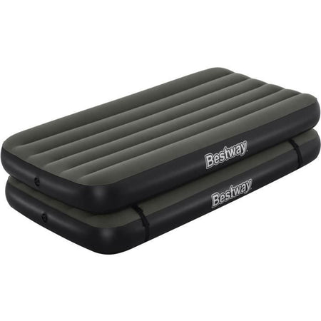 Letto 3 in 1 - BESTWAY - Airbed Tritech Connect and Rest - Letti gemelli, letto rialzato, letto king size - 188 x 99 x 25 cm - 150 kg max