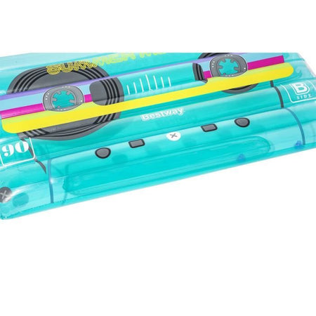 Materasso gonfiabile per piscina - BESTWAY - Retro Beats - 1 adulto, 90 kg - Verde