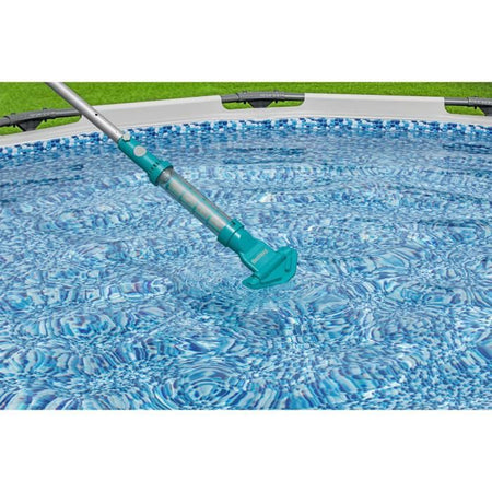 BESTWAY - Aspiratore elettrico ricaricabile Aquasurge, autonomia 50 minuti, per piscine fino a 6,10 m di diametro