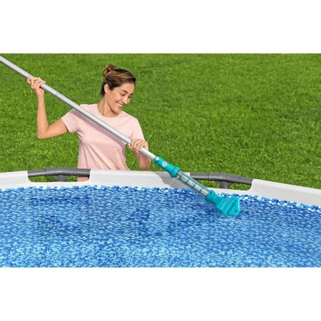 BESTWAY - Aspiratore elettrico ricaricabile Aquasurge, autonomia 50 minuti, per piscine fino a 6,10 m di diametro
