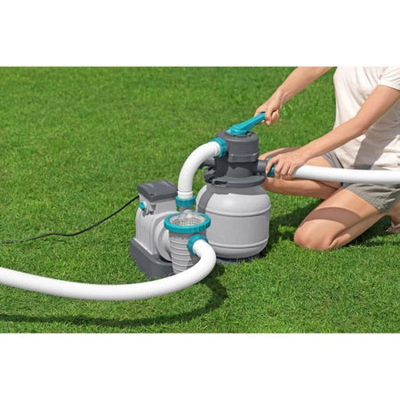 Pompa filtro/filtrazione a sabbia per piscine fino a 42 m3 - Bestway - 6.056 L/h - Con prefiltro