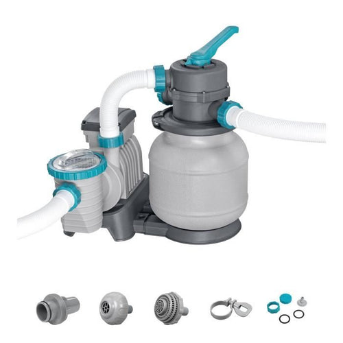 Pompa filtro/filtrazione a sabbia per piscine fino a 42 m3 - Bestway - 6.056 L/h - Con prefiltro