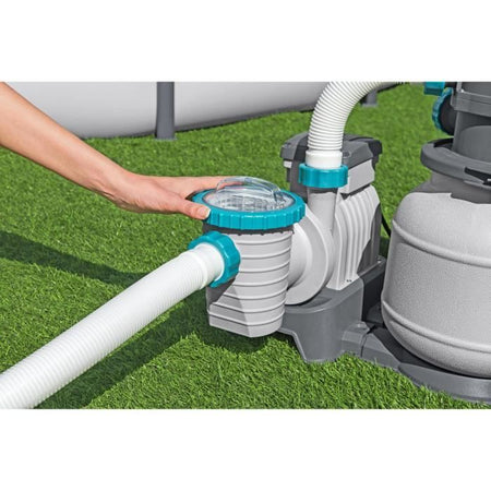 Pompa filtro/filtrazione a sabbia per piscine fino a 42 m3 - Bestway - 6.056 L/h - Con prefiltro