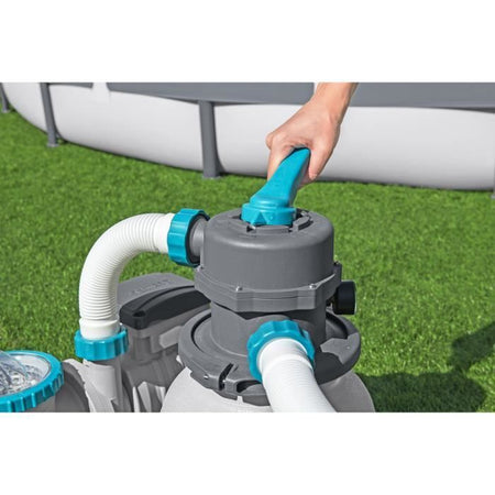 Pompa filtro/filtrazione a sabbia per piscine fino a 42 m3 - Bestway - 6.056 L/h - Con prefiltro