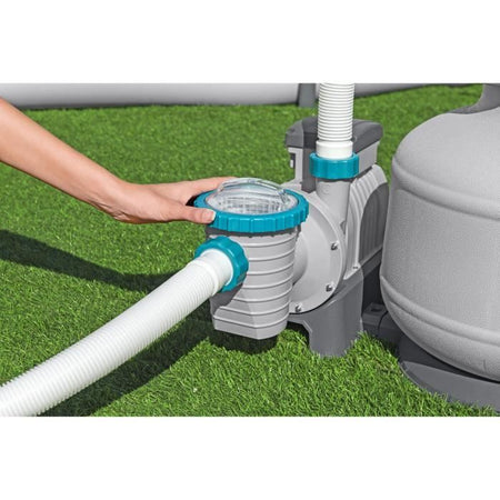Pompa filtro/filtrazione a sabbia per piscine fino a 66 m3 - Bestway - 11.355 L/h - Con prefiltro