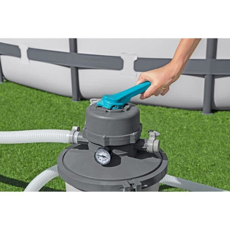 Pompa filtro/filtrazione a sabbia per piscine fino a 18 m3 - Bestway - 3.596 L/h - Con prefiltro