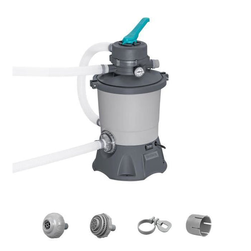 Pompa filtro/filtrazione a sabbia per piscine fino a 18 m3 - Bestway - 3.596 L/h - Con prefiltro