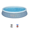 Kit piscina gonfiabile BESTWAY - Fast Set - 396 x 84 cm - Rotonda (filtro a cartuccia, 1 cartuccia)