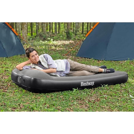 Materasso gonfiabile - BESTWAY - 671BQ - Tritech Twin - 1 persona, pompa USB integrata, 1,88 mx 99 cm x 30 cm
