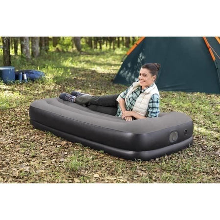 Materasso ad aria - BESTWAY - 671BT - Tritech Twin - 1 persona, pompa USB integrata, 1,91 m x 97 cm x 36 cm