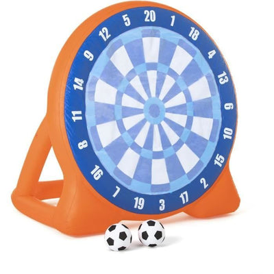 Gioco di freccette gonfiabile gigante con palline - BESTWAY - All Star - Bersaglio da calcio gratta e vinci - Base zavorrata