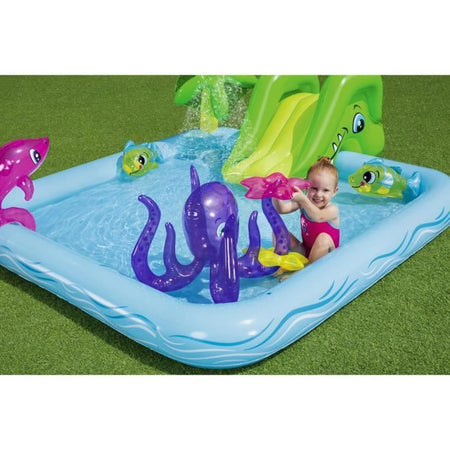 BESTWAY Fantastico Acquario 239 x 206 x 86 cm Piscina per bambini con fontana