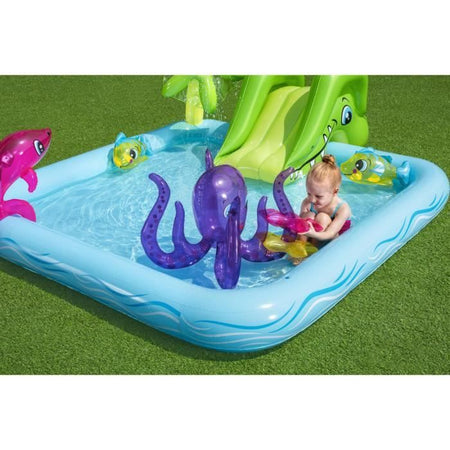 BESTWAY Fantastico Acquario 239 x 206 x 86 cm Piscina per bambini con fontana