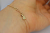 Bracciale in oro 18 kt personalizzabile con lettera BGN491