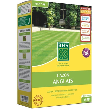 BHS English Turf - 1 kg per giardini di qualità