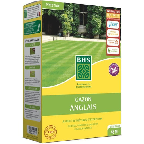 BHS English Turf - 1 kg per giardini di qualità