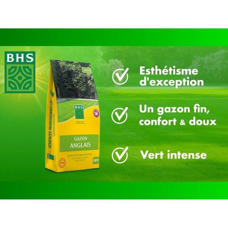 Erba inglese - BHS - 10 kg per giardini di alta gamma
