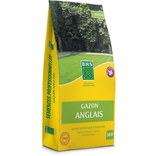 BHS English Turf - 5 kg per giardini di alta qualità