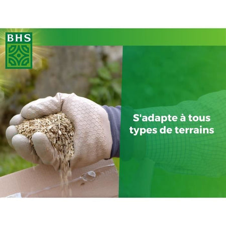 Erba rustica - BHS - Scatola da 3 kg - Resistente alle intemperie - Sole - Rosso