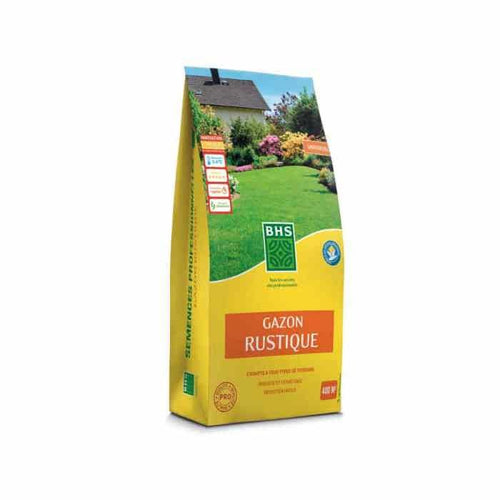 Erba rustica - BHS - Scatola da 3 kg - Resistente alle intemperie - Sole - Rosso