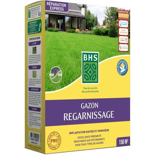 Rigenerante per terreni asciutti - BHS - 3 kg  150 mq  Robusto e durevole, con eccellente resistenza e tolleranza al calpestio.