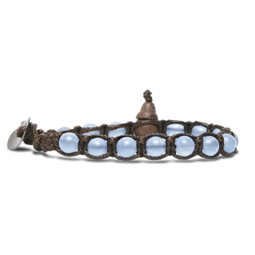 Bracciale Tamashii Originale Tibetano In Onice Nero - Pietre Naturali 6mm - Porta Coraggio E Autostima - Confezione Regalo