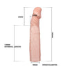 RealGOOS® PROLUNGA FALLICA VIBRANTE IN MORBIDO TPR SUPER ELASTICO COLOR CARNE MM 180 X 34 OFFERTA 5+1 FREE