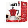 Caffettiera italiana - BIALETTI - NEW MOKA INDUZIONE - 6 tazze - 0,28 L - Rossa