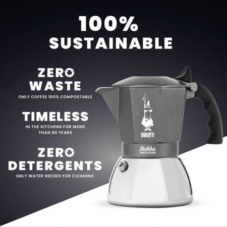 Bialetti - Brikka Italian Cafetie - Induzione 4 tazze
