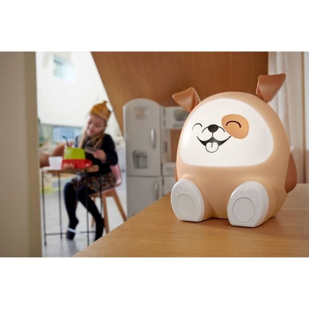Altoparlante luminoso e luce notturna - BIGBEN - Cane - Bluetooth 5.0, 15 W, Luce notturna regolabile, Timer, Batteria USB-C
