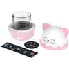 Luce notturna musicale senza fili - BIGBEN - Gatto - Proiezione a 360, 13 film, 8 melodie, Telecomando, Batteria USB-C