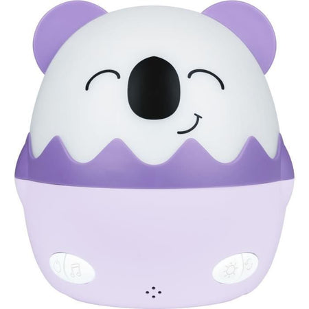 Luce notturna musicale senza fili - BIGBEN - Koala - Proiezione a 360, 13 film, 8 melodie, Telecomando, Batteria USB-C