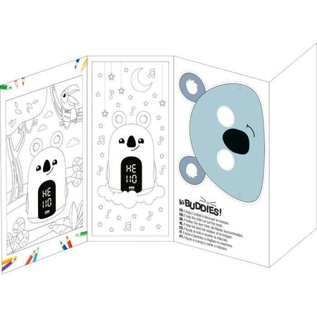 Sveglia luminosa notturna - BIGBEN - Forma Koala - Display LED, 3 melodie, Intensità regolabile, Alimentazione. 230 V