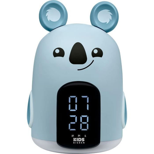 Sveglia luminosa notturna - BIGBEN - Forma Koala - Display LED, 3 melodie, Intensità regolabile, Alimentazione. 230 V