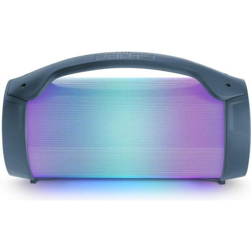 BIGBEN PARTYBTLITEDB - Altoparlante luminoso wireless - Bluetooth - Microfono incluso - Effetti di luce - 50W - Blu scuro