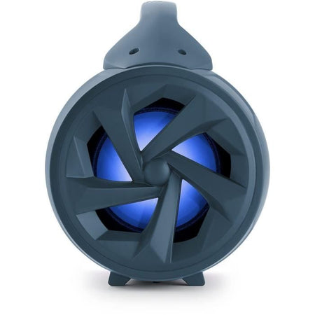 BIGBEN PARTYBTLITEDB - Altoparlante luminoso wireless - Bluetooth - Microfono incluso - Effetti di luce - 50W - Blu scuro