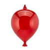 Palloncino in vetro Rosso da appendere, decorazione natalizia per vetrina o soffitto
