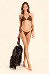 Bikini triangolo crochet e slip annodato | TWINSET