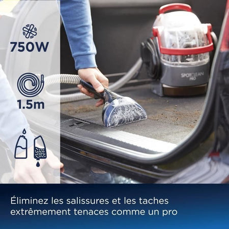 BISEL Spot Clean Pro 1558N - Idropulitrice portatile - Serbatoio da 3,5 l - Tubo da 1,5 m - Cavo da 6,5 m