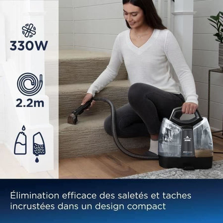 Bissell Spot Clean Plus 3724N - distacco, pulito e aspirato - luce e compatta - tubo 2,20 m